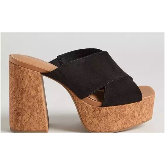 Torrid X-Band Platform chunky Heeled Sandal Size 9WW NWT - Picture 3 of 12